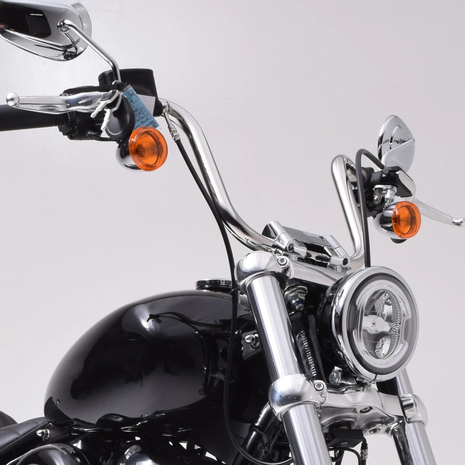 12" Rise 1 1/4" Ape Hanger Handlebar for Harley Heritage Softail Sportster