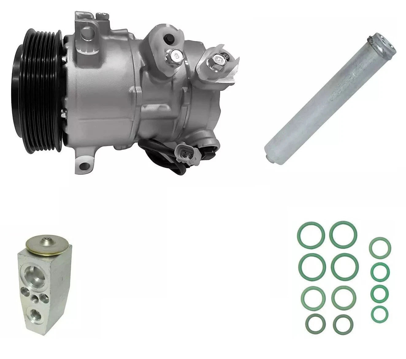 A C Compressor Kit Replacement for Jeep Compass 2.0L (2015–2022)