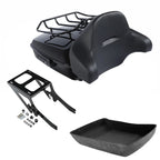 Chopped Trunk Backrest Mount Rack for Harley Heritage Classic FLHC (2018–2026)