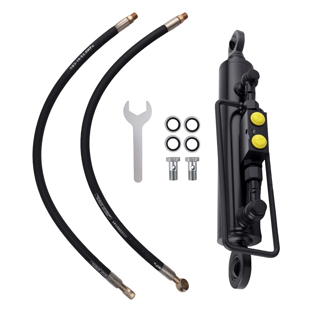 Hydraulic Top Link for Tractor (16 1/8” - 22 7/16”) with 2 Hoses