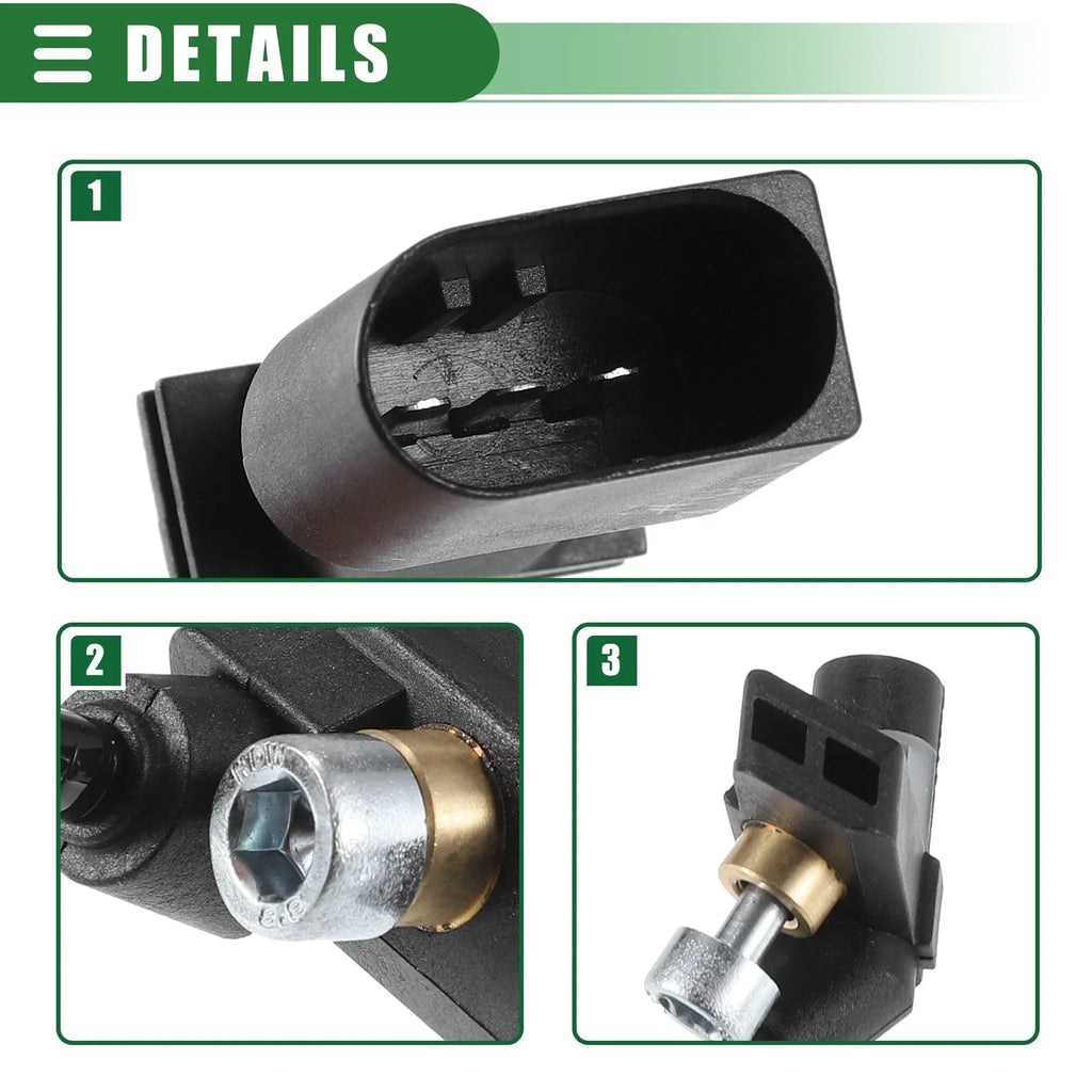 Crankshaft Position Sensor for BMW X5 (2009-2015) ABS Black