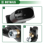 Crankshaft Position Sensor for BMW X5 (2009-2015) ABS Black