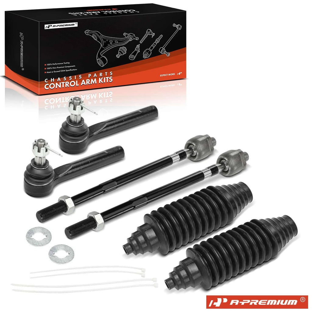 Set of 6 Tie Rods for Nissan Quest (2004–2009)