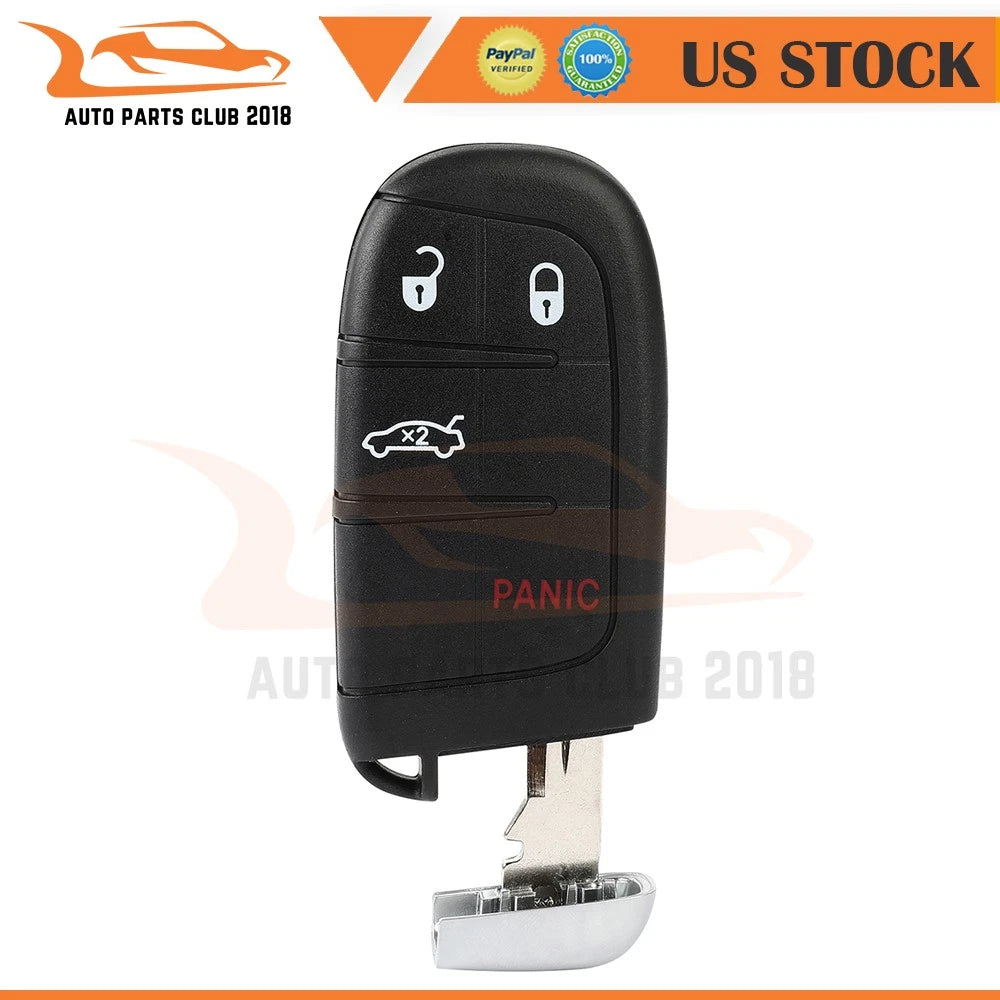 Key Entry Remote Fob 4 Buttons for Chrysler 200 Dodge Challenger (2015–2017)