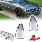 Chrome Lens Corner Parking Marker Signal Lights for Dodge Charger (2006–2010)