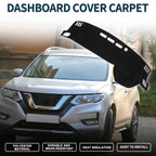 Dashboard Cover Mat for Nissan X-Trail T33 (2022–2024) Black