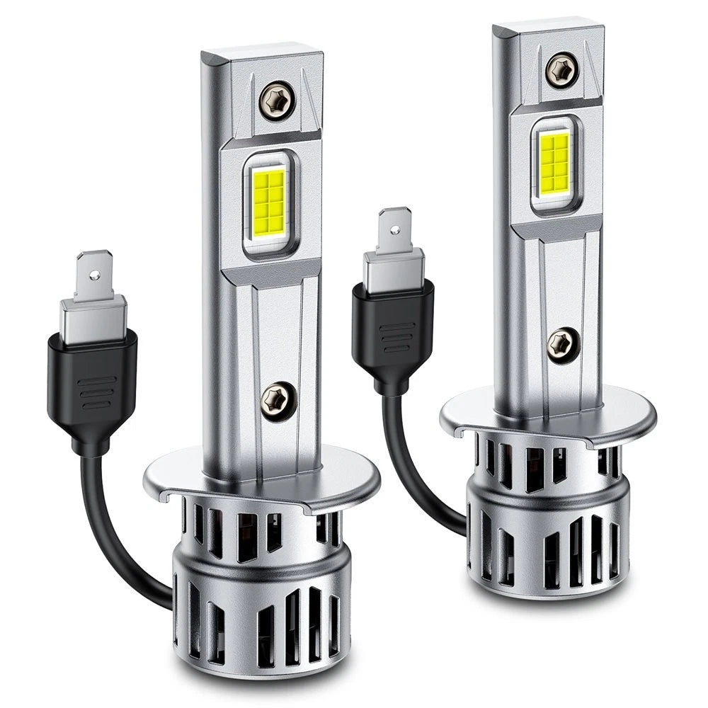 2X H1 LED Headlight Bulbs for 80000LM 6500K