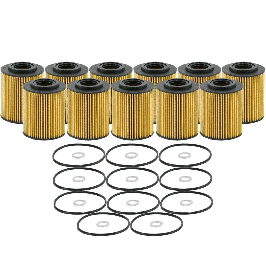 Set of 11 Engine Oil Filters for Hyundai Genesis, Kia (StdAsp)
