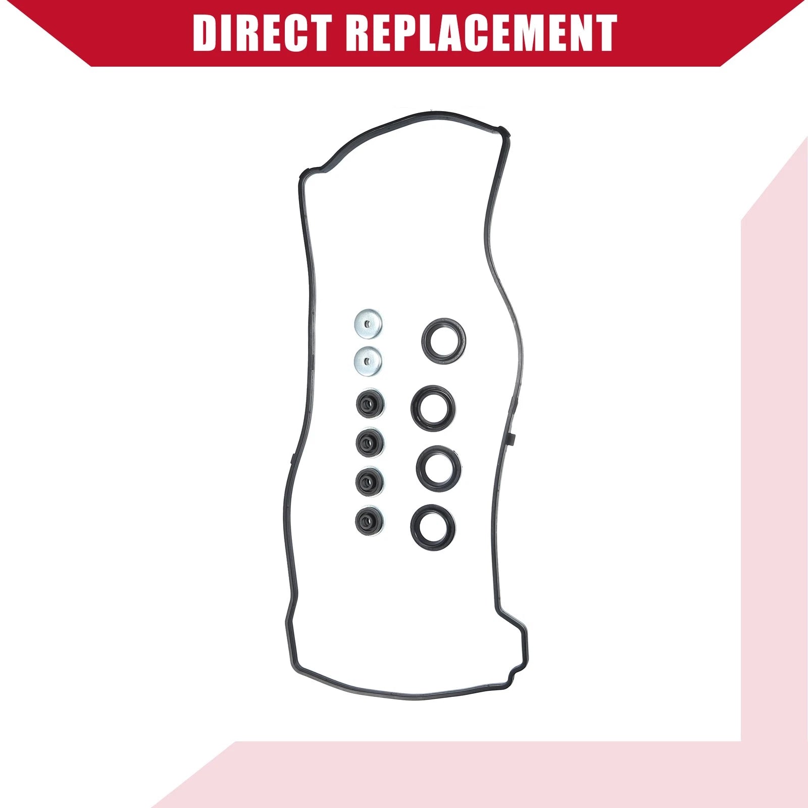 Set of 1 Cylinder Head Valve Cover Gasket No. 12030PNC000 for Honda Civic (2002–2005)