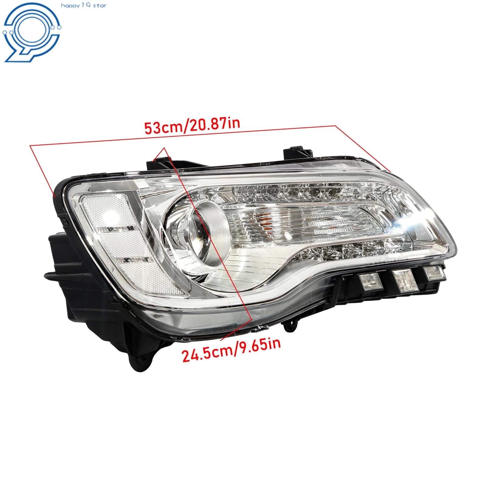 Halogen Headlight Assembly for Chrysler 300, 300C (2018–2023) - Passenger Side