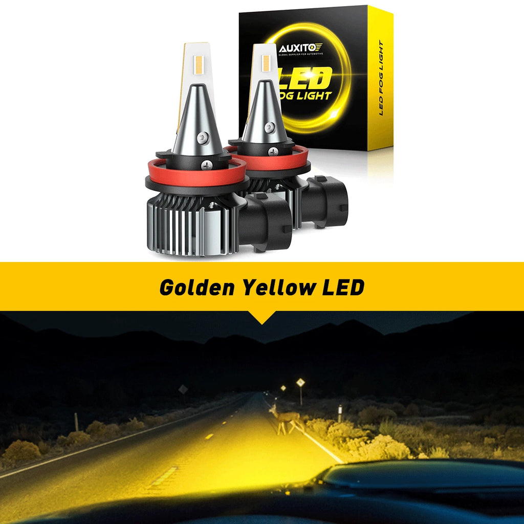 2X LED Fog Driving Light Bulbs