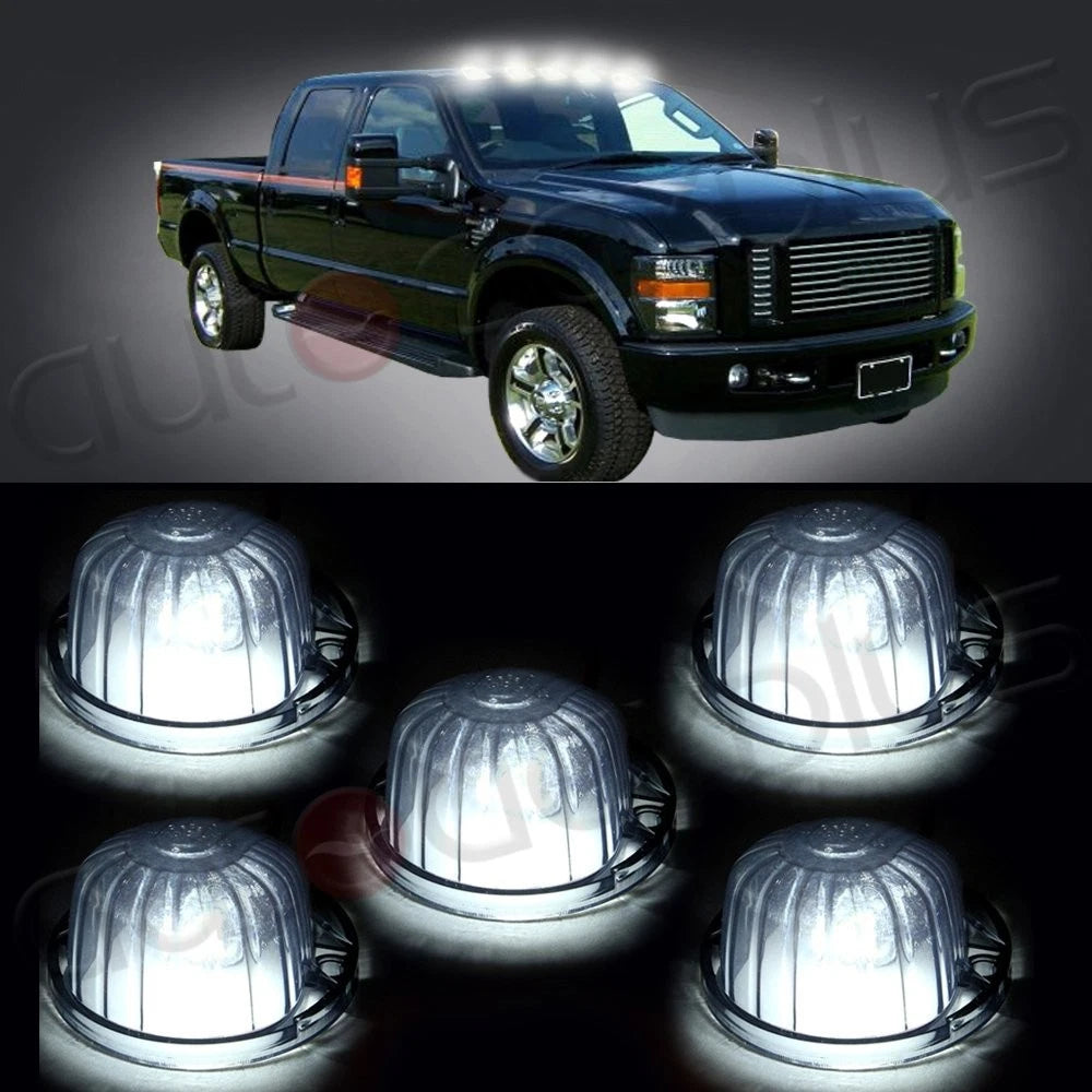 Set of 5 T10 High Power LED Bulbs for Chevy GMC