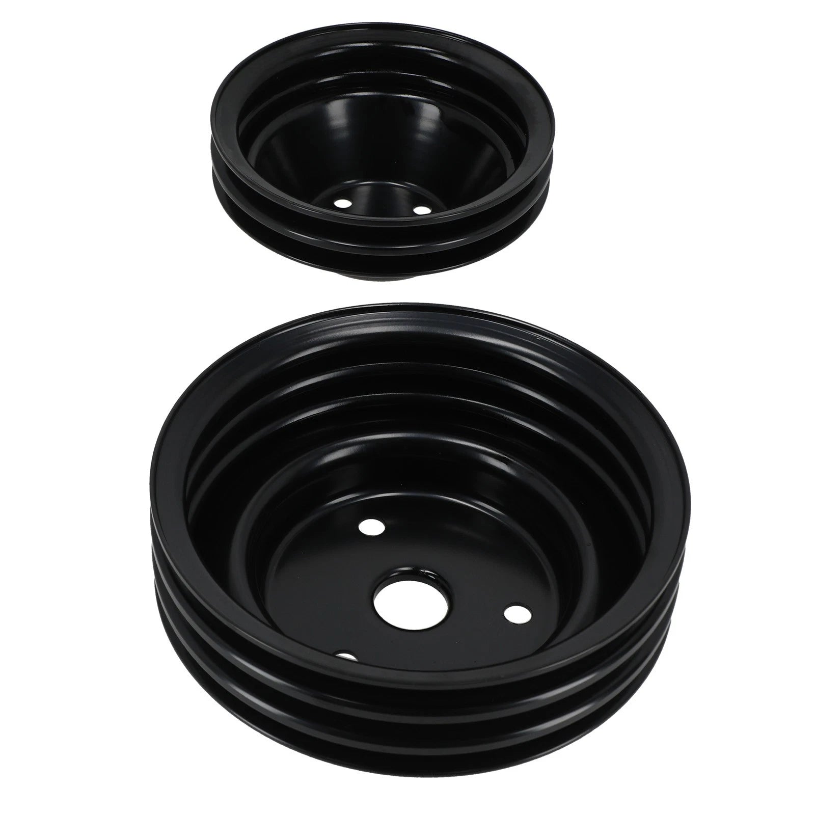 Double Groove Water Pump Pulley for Chevy Small Block V8 (1968–1986)