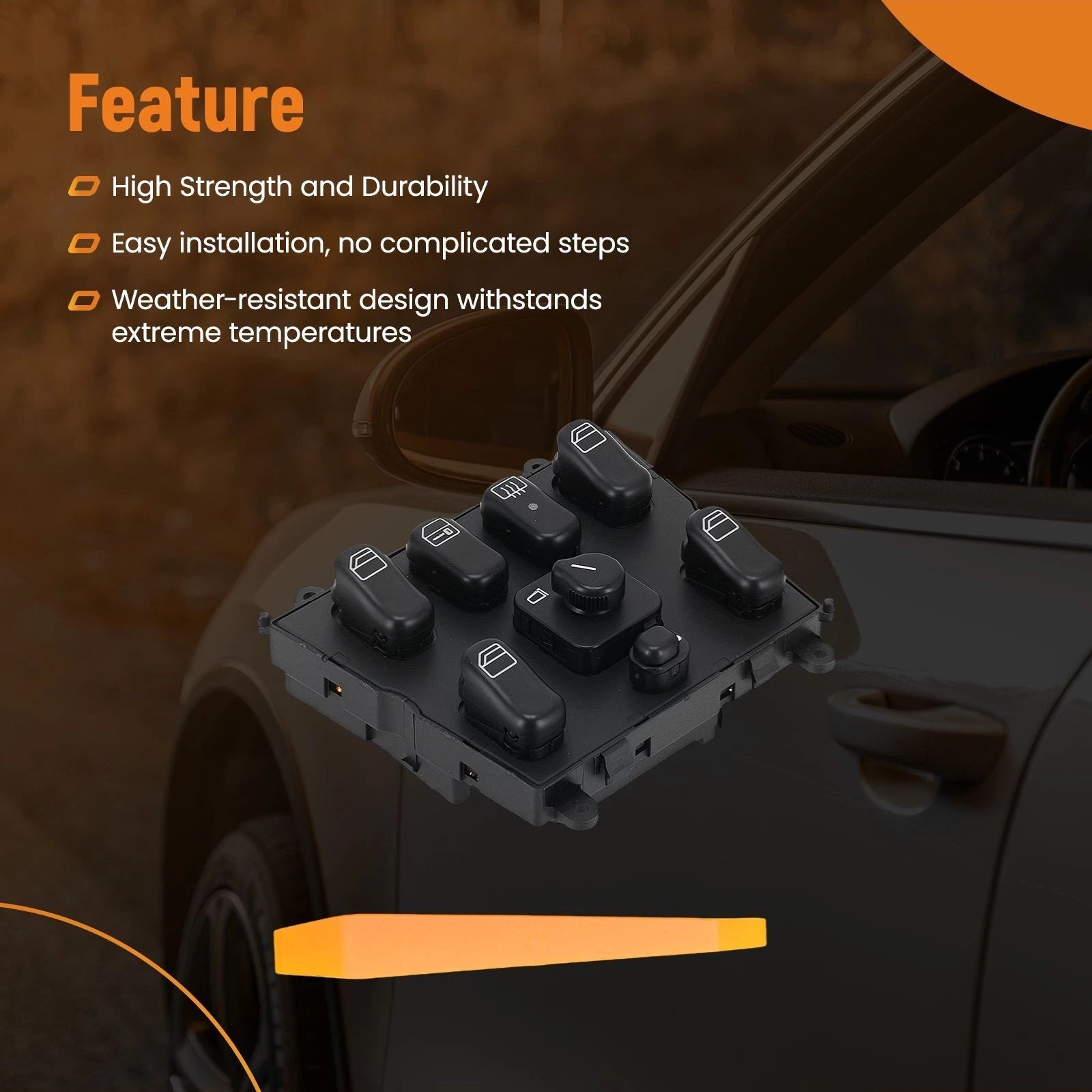 Master Power Window Switch for Mercedes ML320 ML430 ML500 ML55 (1998-2003)