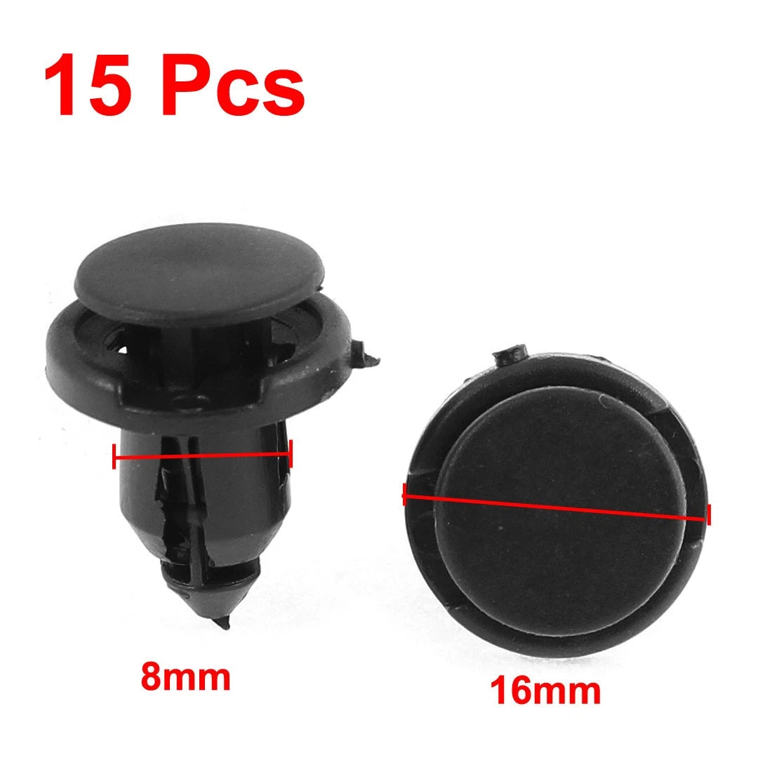 15Pcs Push Type Fender Retainer Bumper Clip for Honda 