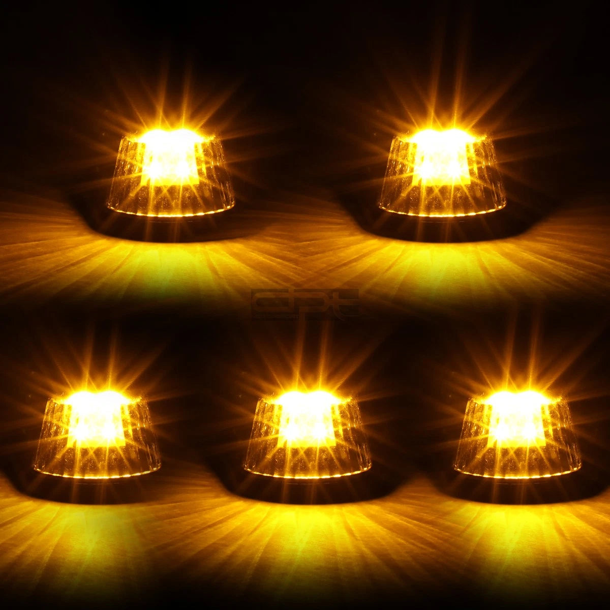 5Pcs LED Cab Roof Running Lights for Ford F-Series Pickup (1980–1996)