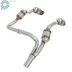 Exhaust Y Pipe Catalytic Converter Set for Jeep Wrangler JK (2007–2009)