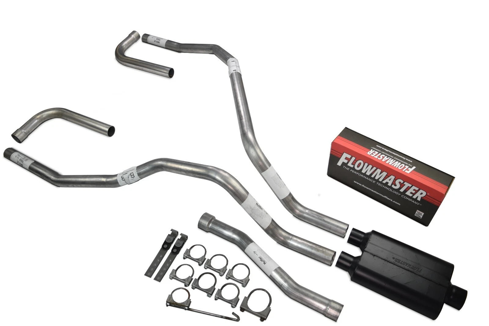 Dual Exhaust System for Nissan Titan (2004–2006) 2.5 inch Flowmaster 40