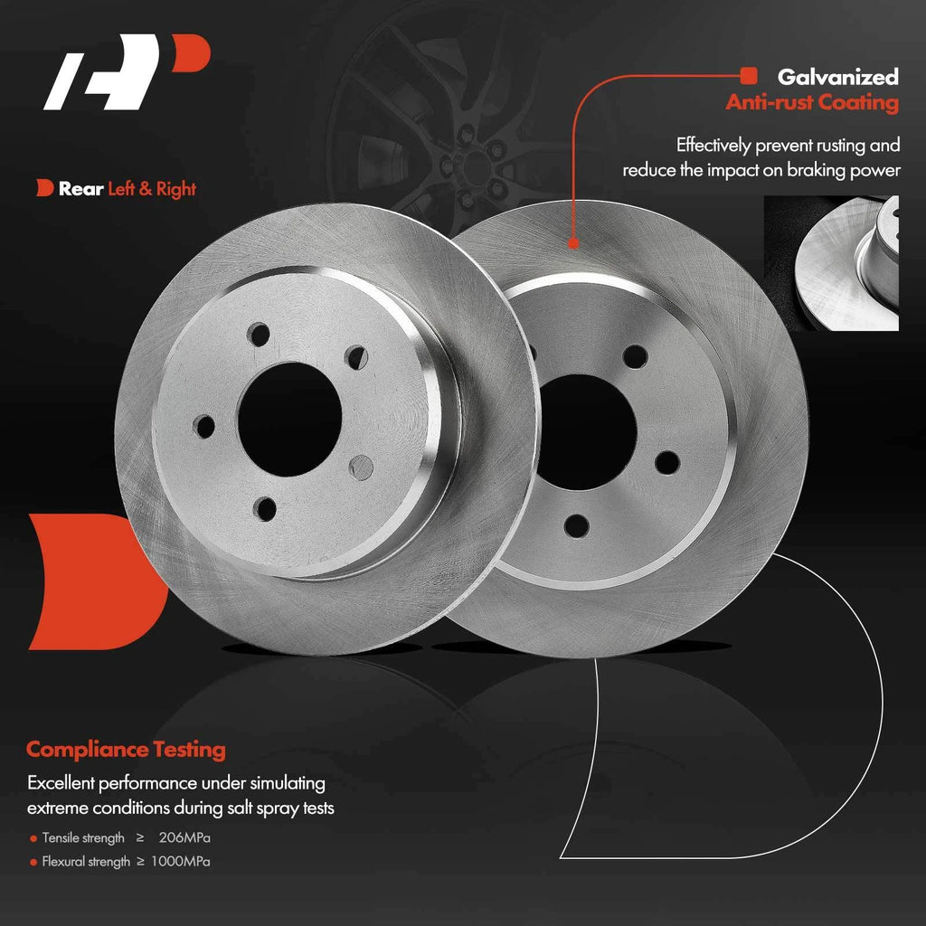 Rear Disc Brake Rotors for Ford Crown Victoria, Lincoln Town Car (1992–1995)