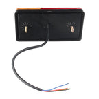 LED Tail Lights for Trailer Truck Brake/Rear Signals Amber+Red