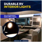 2X LED Reading Lights for RV Interior (LED Light Fixtures)