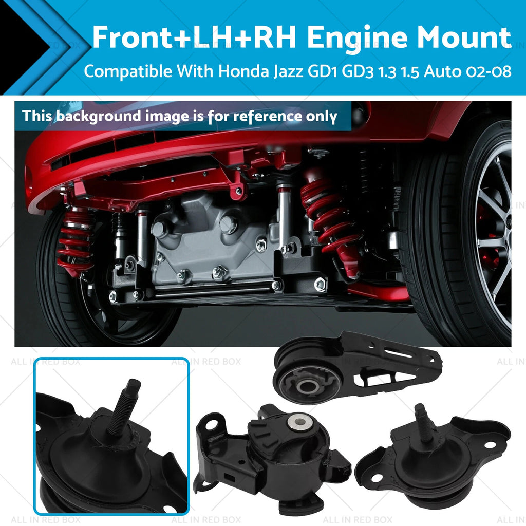 Engine Mount Set of 2 for Honda Jazz GD1 GD3 L13A1 L15A1 (2002–2008)