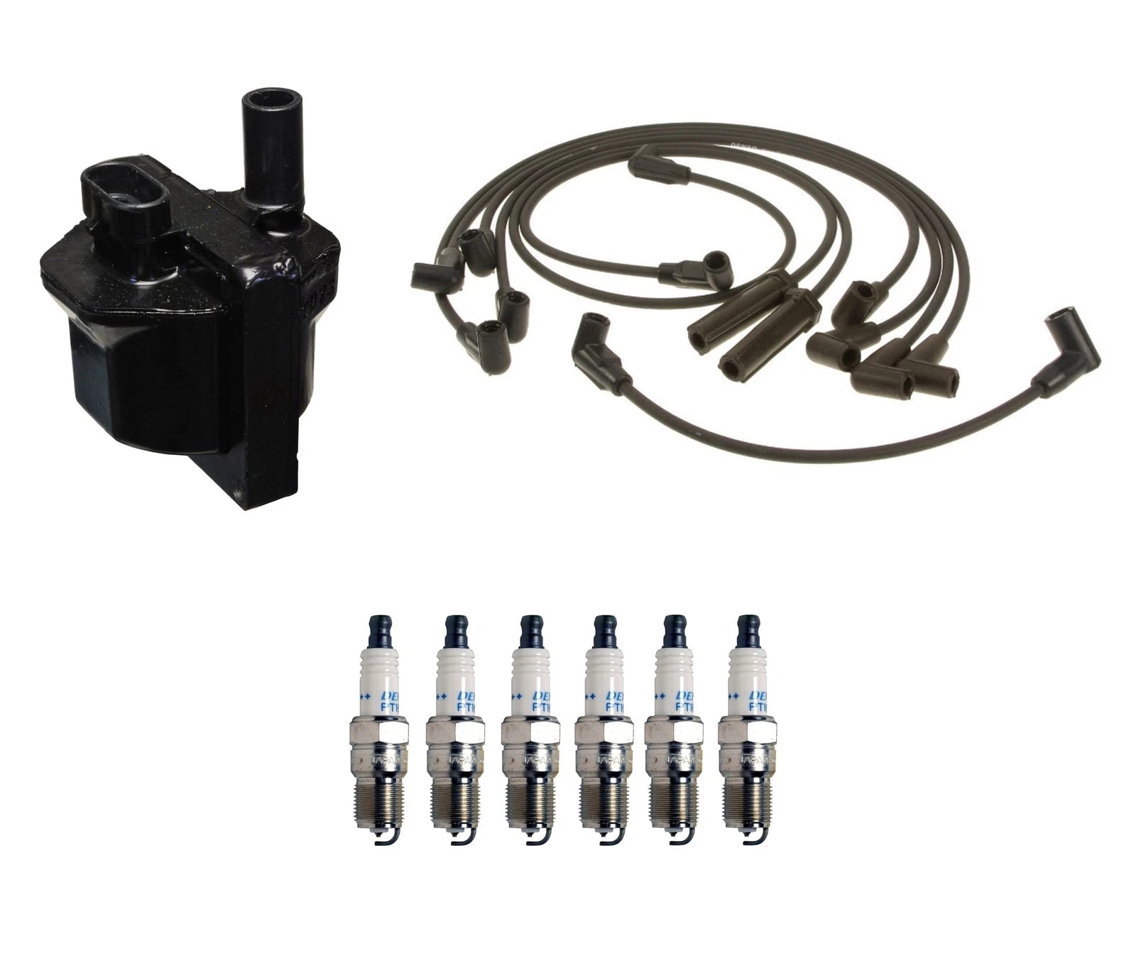 Denso Ignition Coil & Wire Set for Chevy 4.3L V6 (1996–2002)