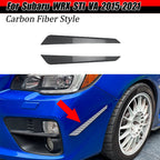 Tape-On Carbon Look Front Vent Trim Canards for Subaru WRX STI (2015–2021)