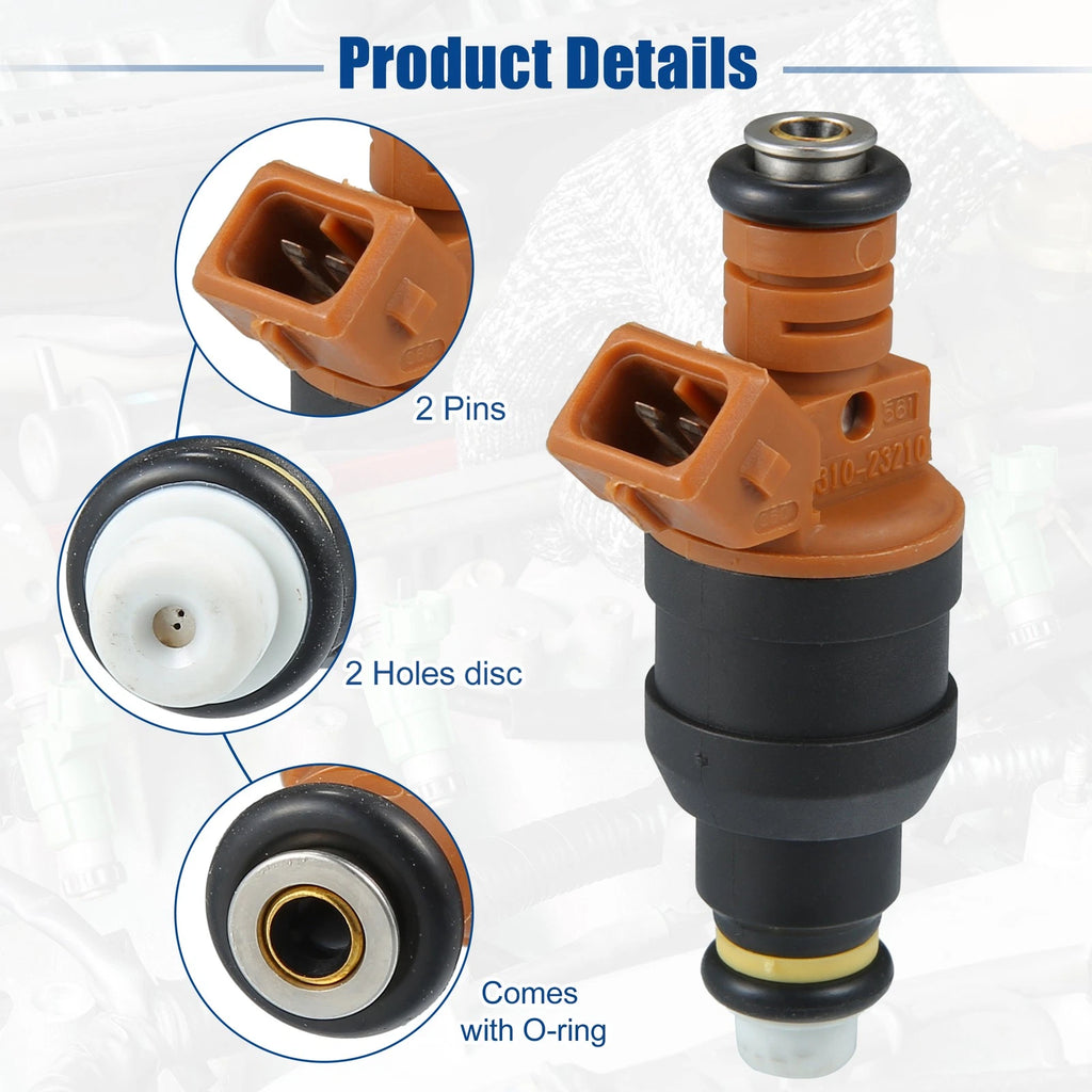 Set of 4 Fuel Injector Nozzles for Hyundai Tiburon 2.0L (1997–2001) 35310-23210