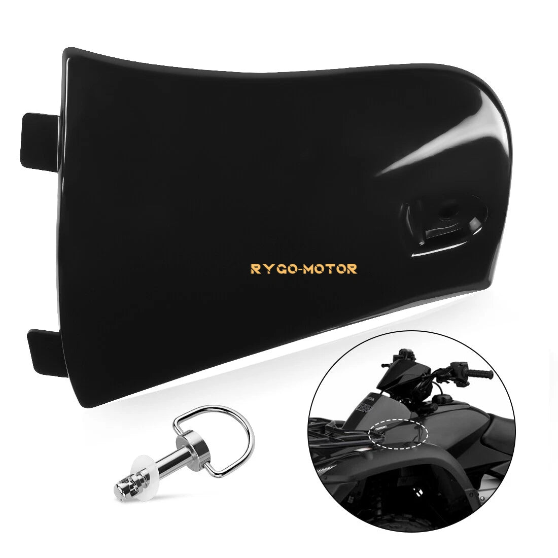 Utility Box Lid & Stud Washer for Honda TRX650 TRX680 Rincon 650 680 (2003–2023)