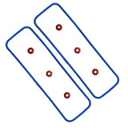 Valve Cover Gasket Set for Chevrolet GMC 4.3L V6 (1996–2002)