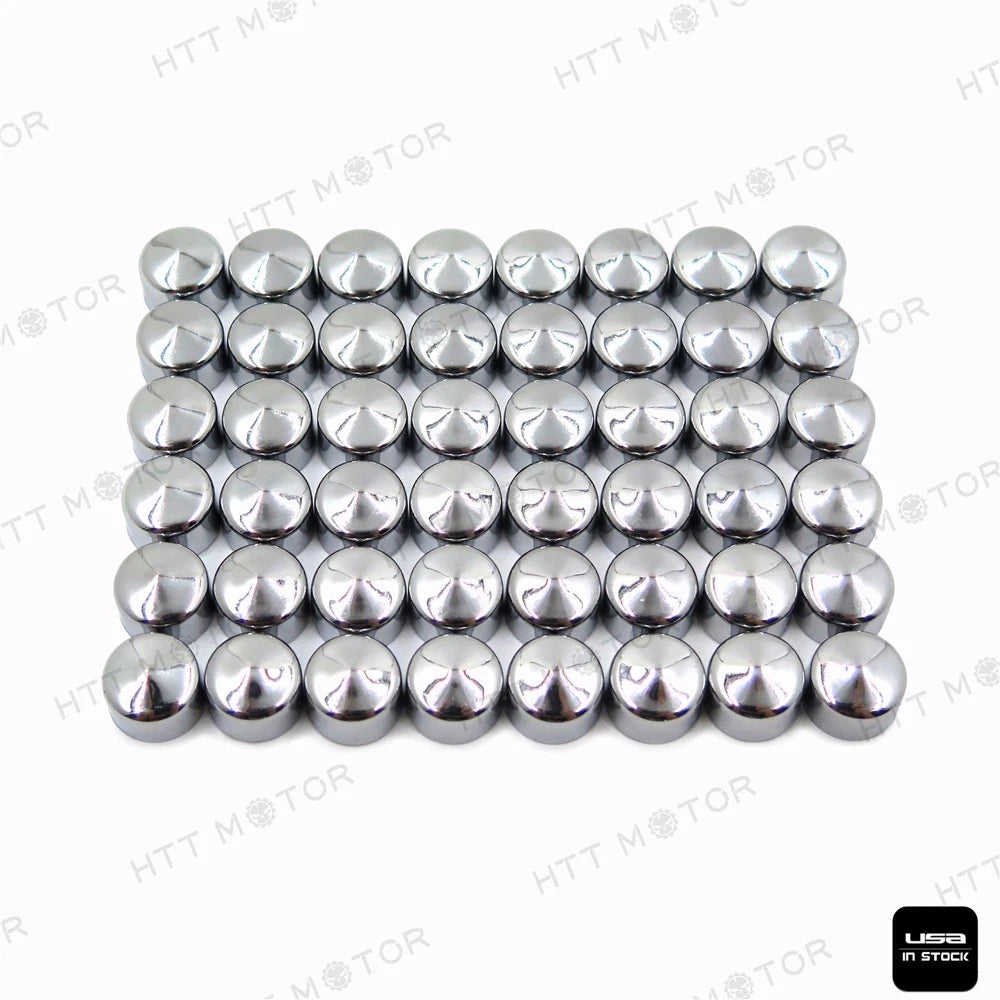 48 Piece Chrome Cap Cover Kit for Harley Sportster (1984–2003)