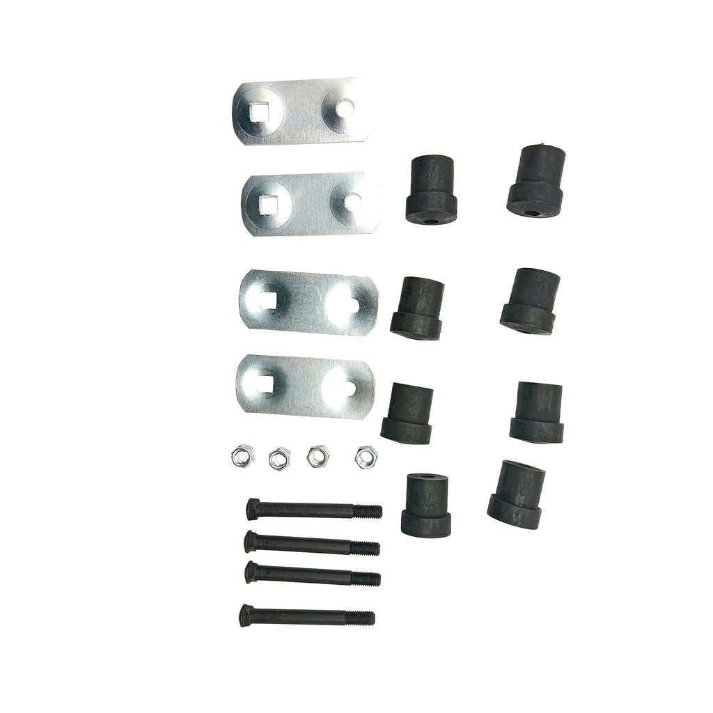 Pair Leaf Spring Rear Shackle Kits for Camaro Nova Firebird (Shackles Bushings)