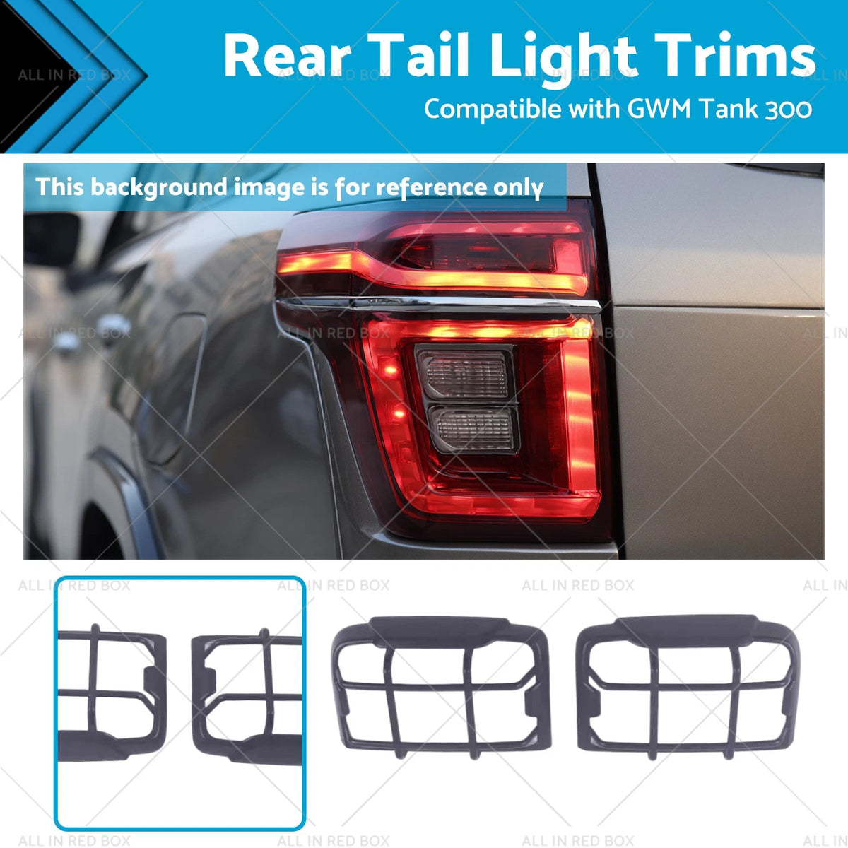 Tail Light Guard Frame Cover Trim for GWM Tank 300 (2023–2025)