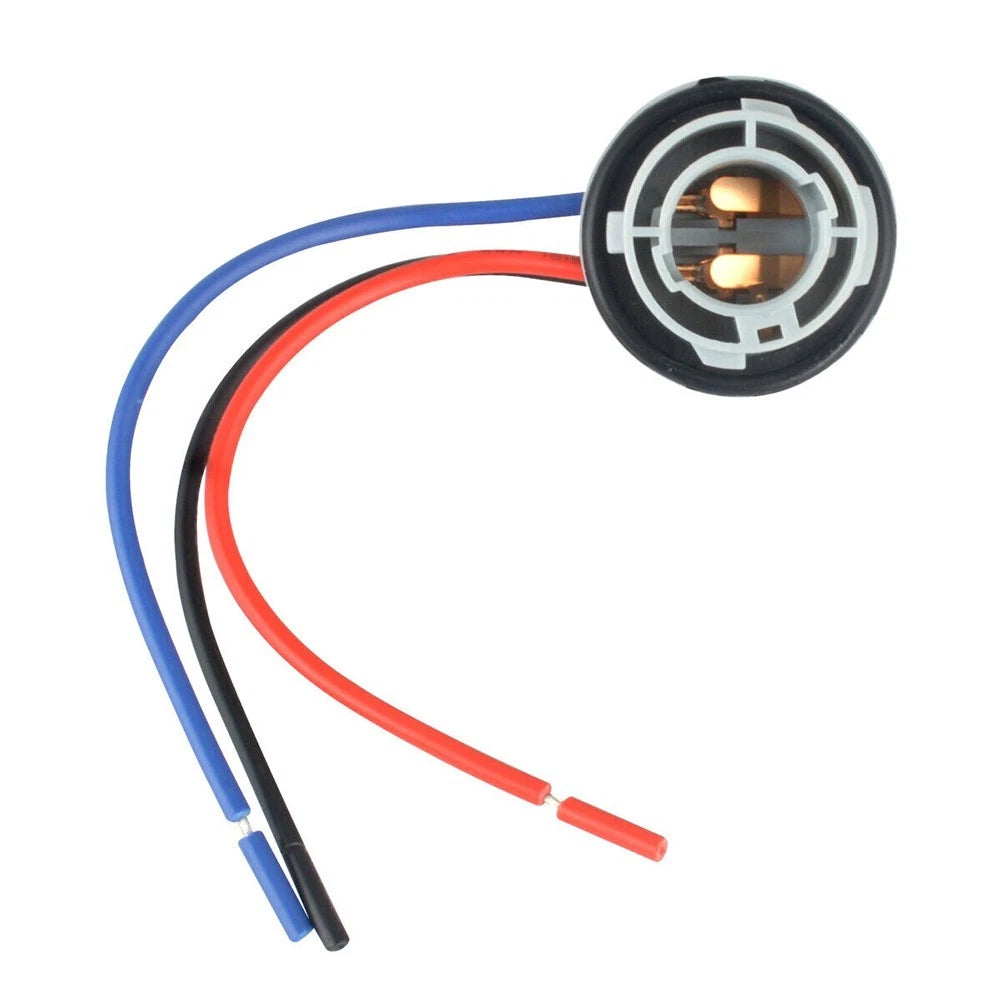 1157 LED Stop Brake Turn Light Bulb Socket Harness for Universal
