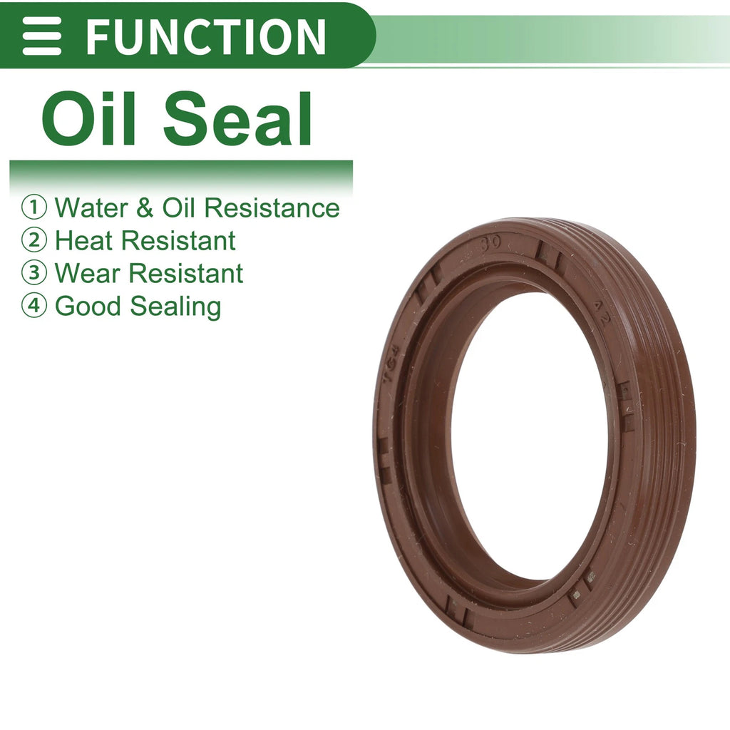 Set of 5 Oil Seals FKM Rubber 30x42x7mm for Various Models 