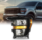 Halogen Headlight for Ford F150 (2021–2023) LH Side