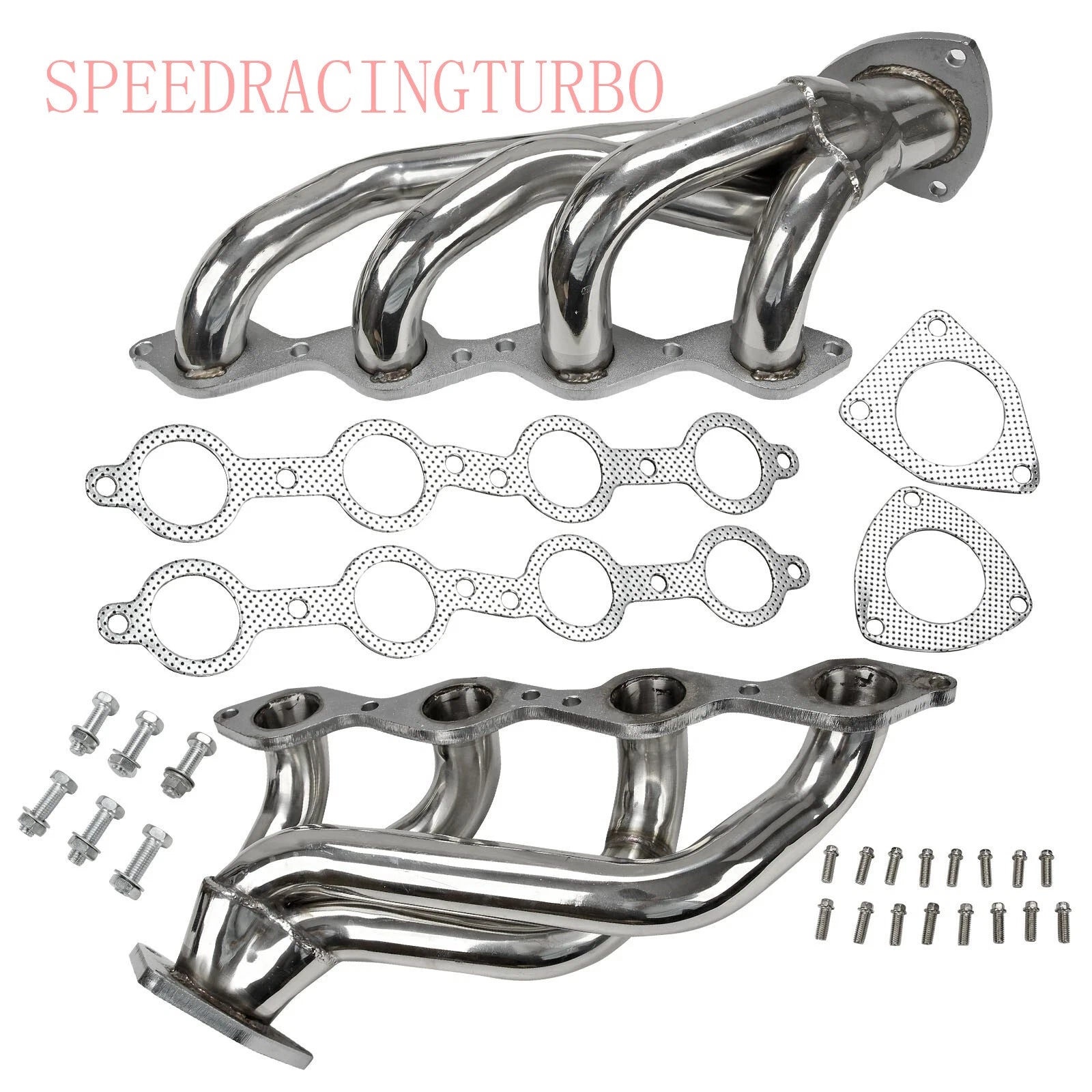 Exhaust Header Manifold for Chevy GMC Avalanche Silverado (2000–2006) 4.8L 5.3L V8