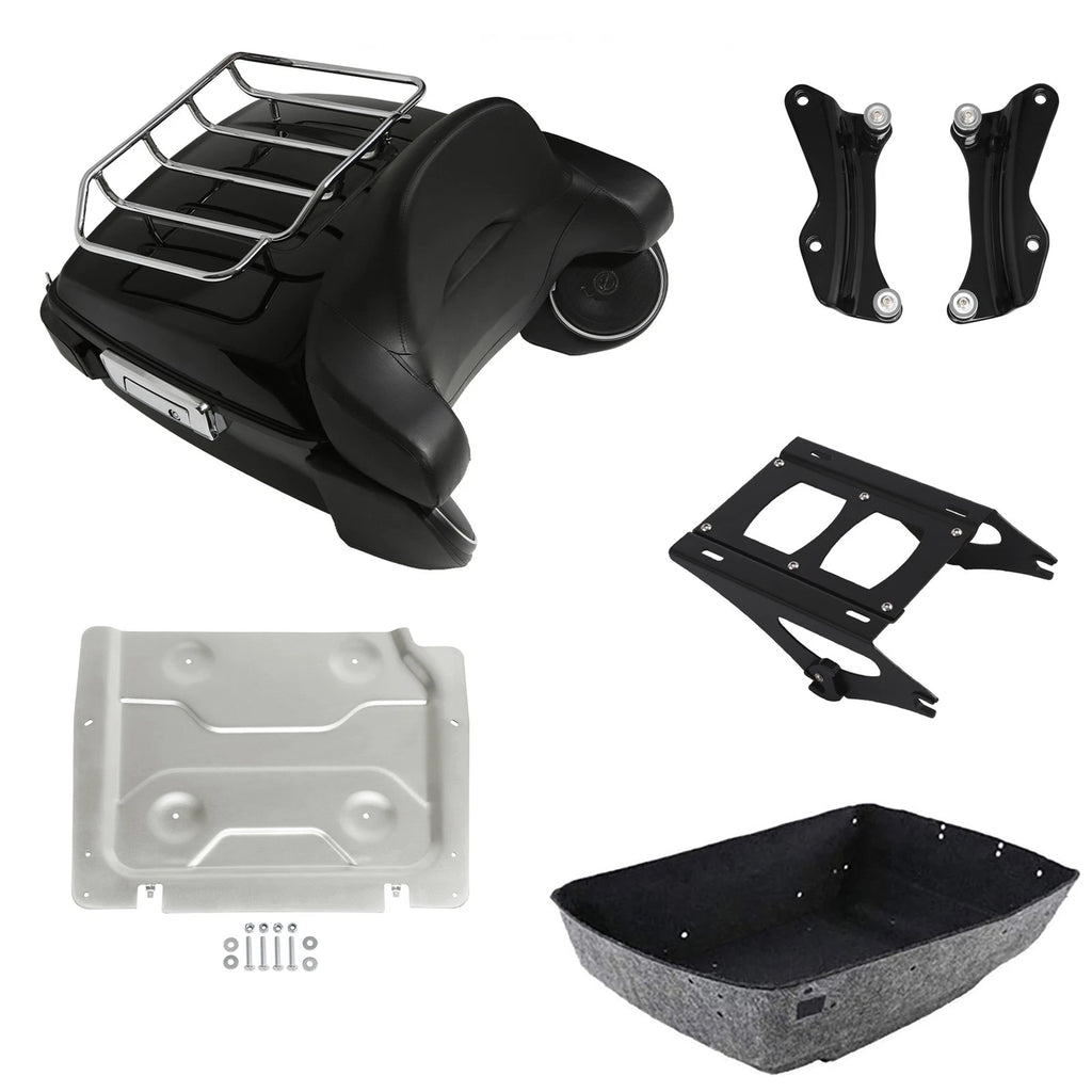 LED Light Rack Speakers Mount Plate for Harley Touring (2014–2026)