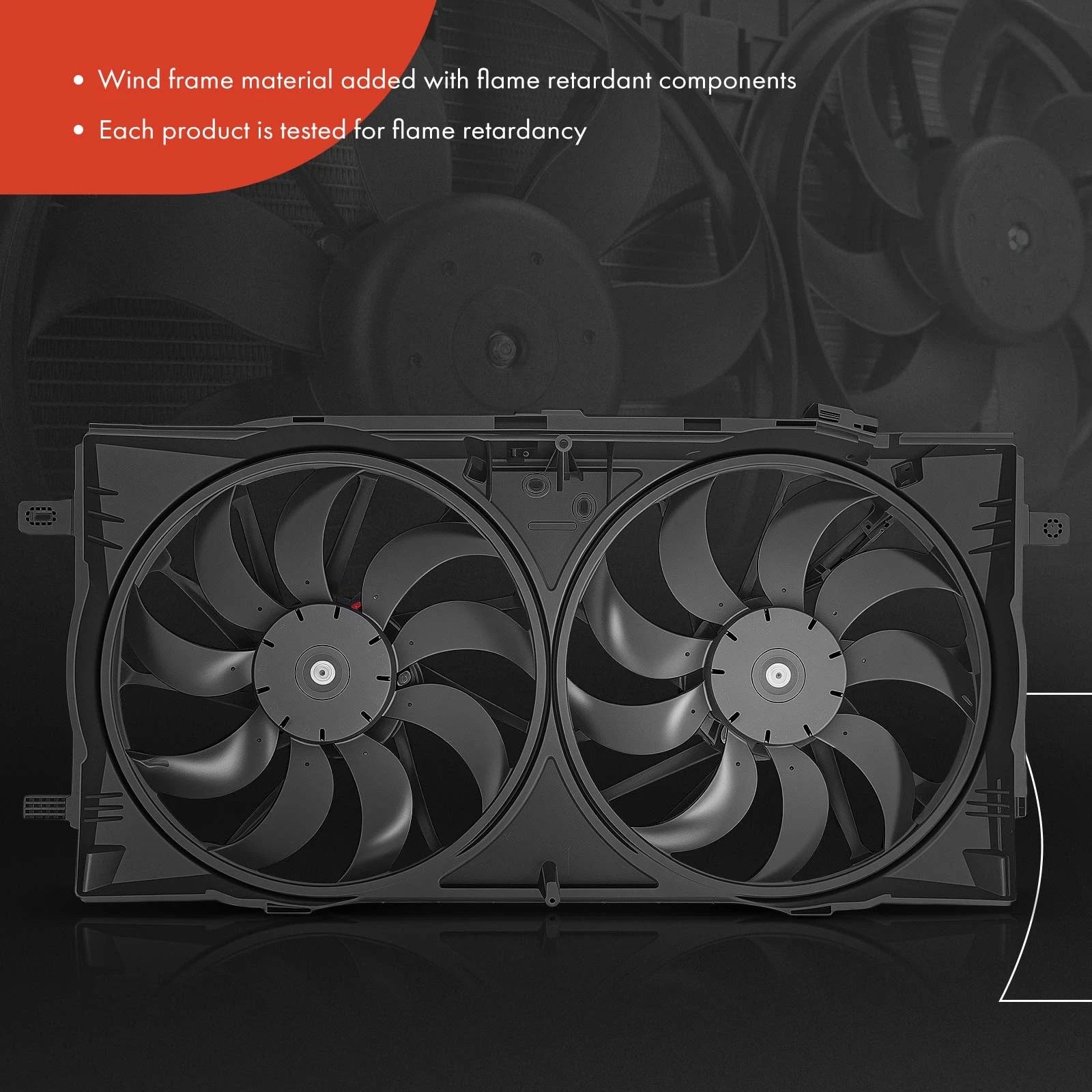 Dual Cooling Fan Assembly for Ford Bronco (2021-2024)