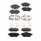 Set of 4 NAO Brake Pads for Mini Cooper (2007–2015)