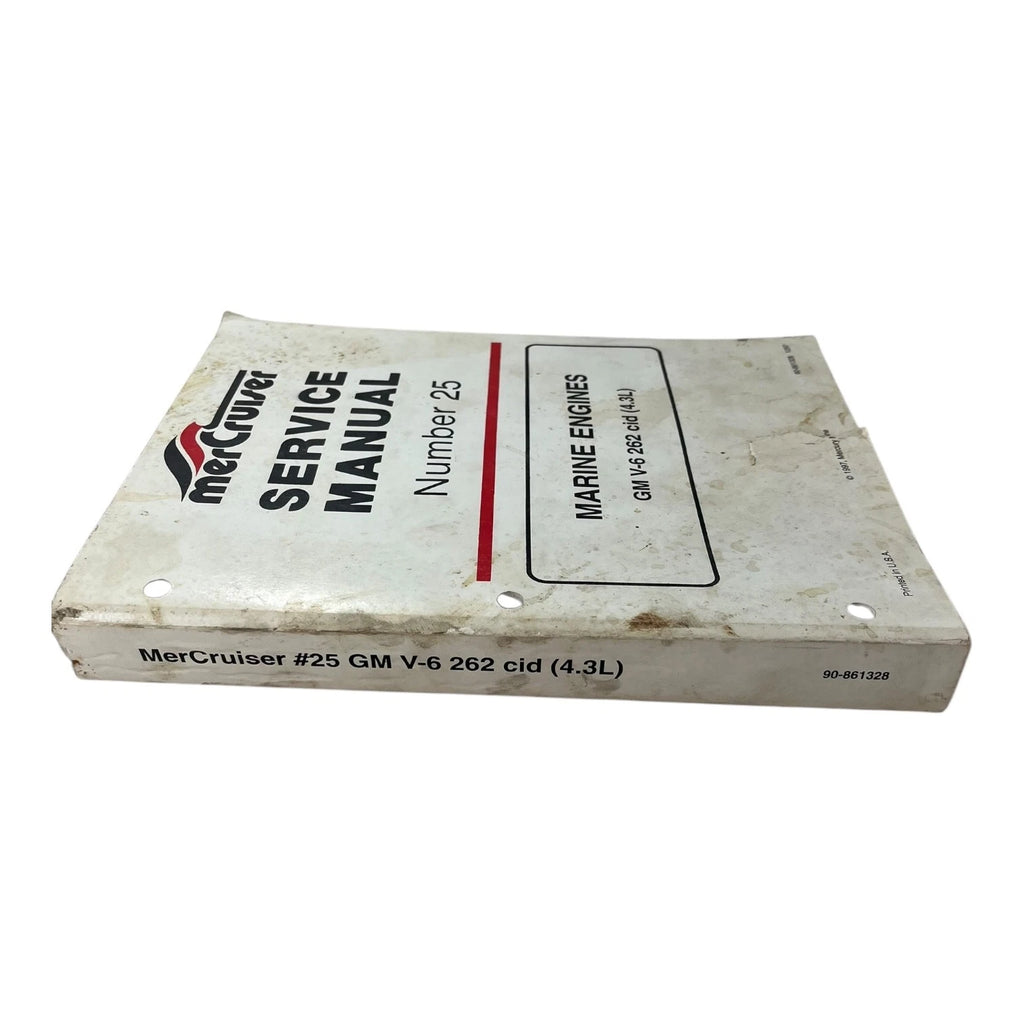 Service Manual #25 for MerCruiser GM V-6 262 cid 4.3 (90-861328 1297)