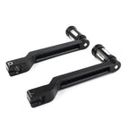 Black Heel & Toe Shift Lever + Shifter Pegs for Harley FLHT FLTR (2000–2023)