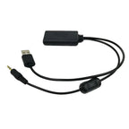 Bluetooth 5.0 Receiver Adapters USB+ 3.5mm Jack Audio for Car AUX Speaker