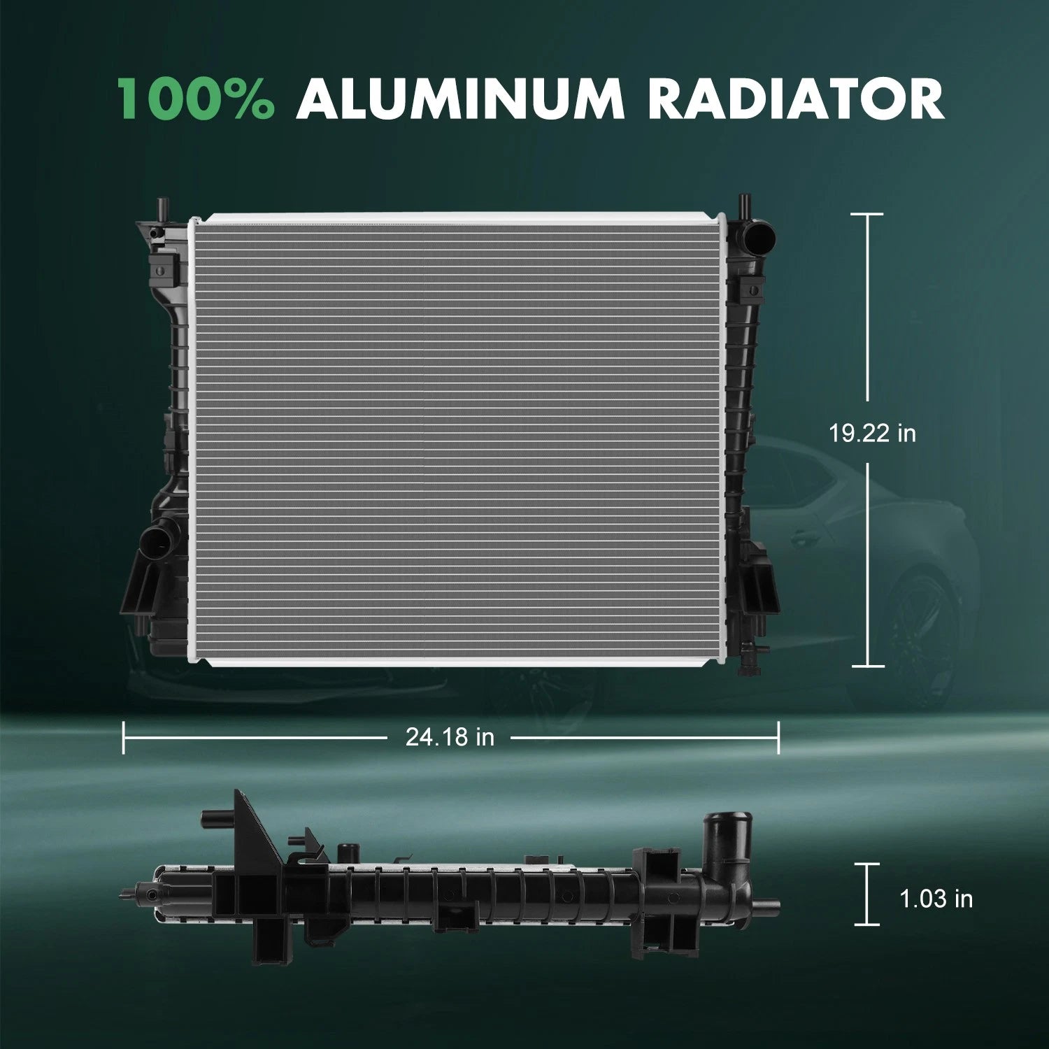 Aluminum Radiator for Ford Mustang (2005–2014)