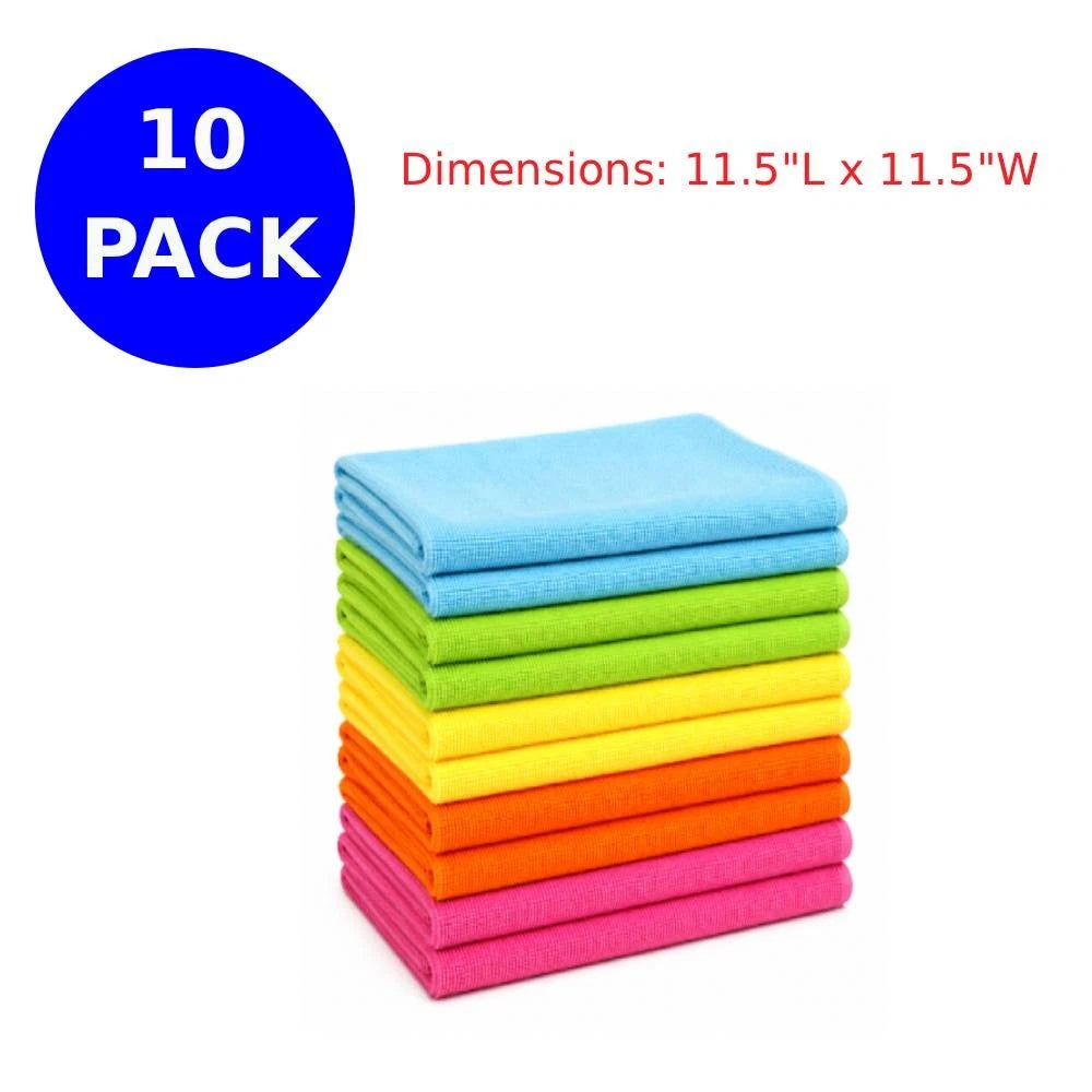 2X Ultra Absorbent Microfiber Towels for Home Cleaning