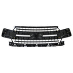 Front Upper Bumper Grille for Ford F-150 XL XLT (2018–2020) Glossy Black