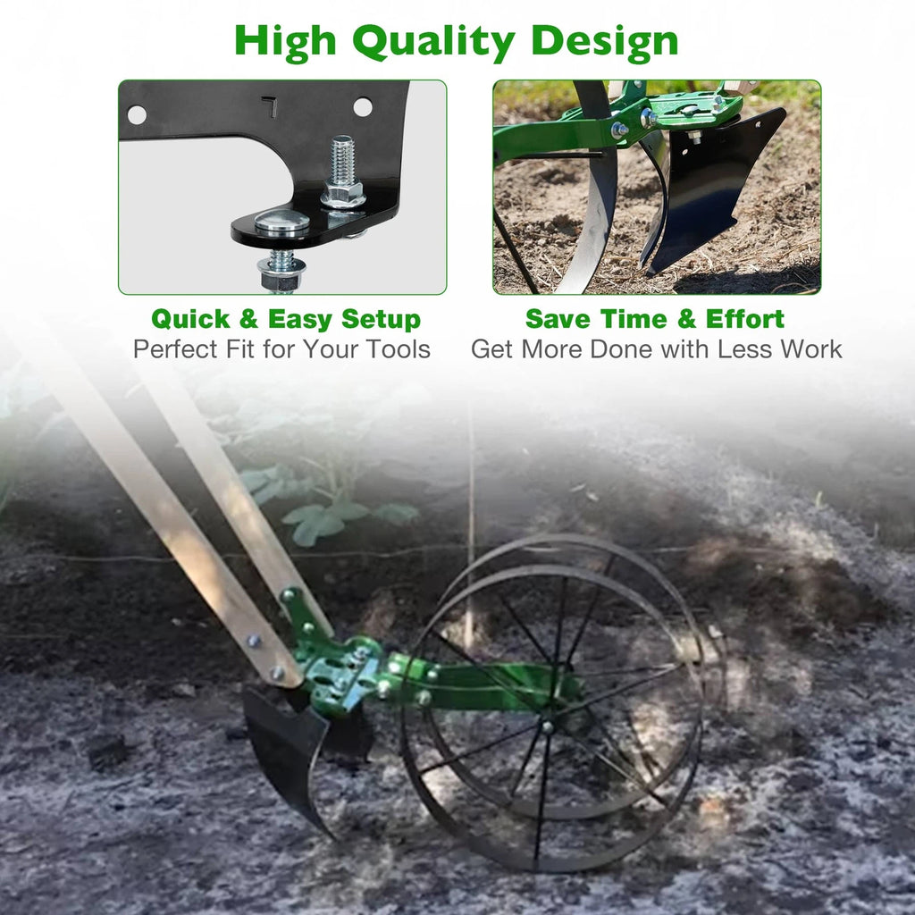 Set of 2 Heavy Duty Wheel Hoe Plows for Planet Jr. (Year Range)