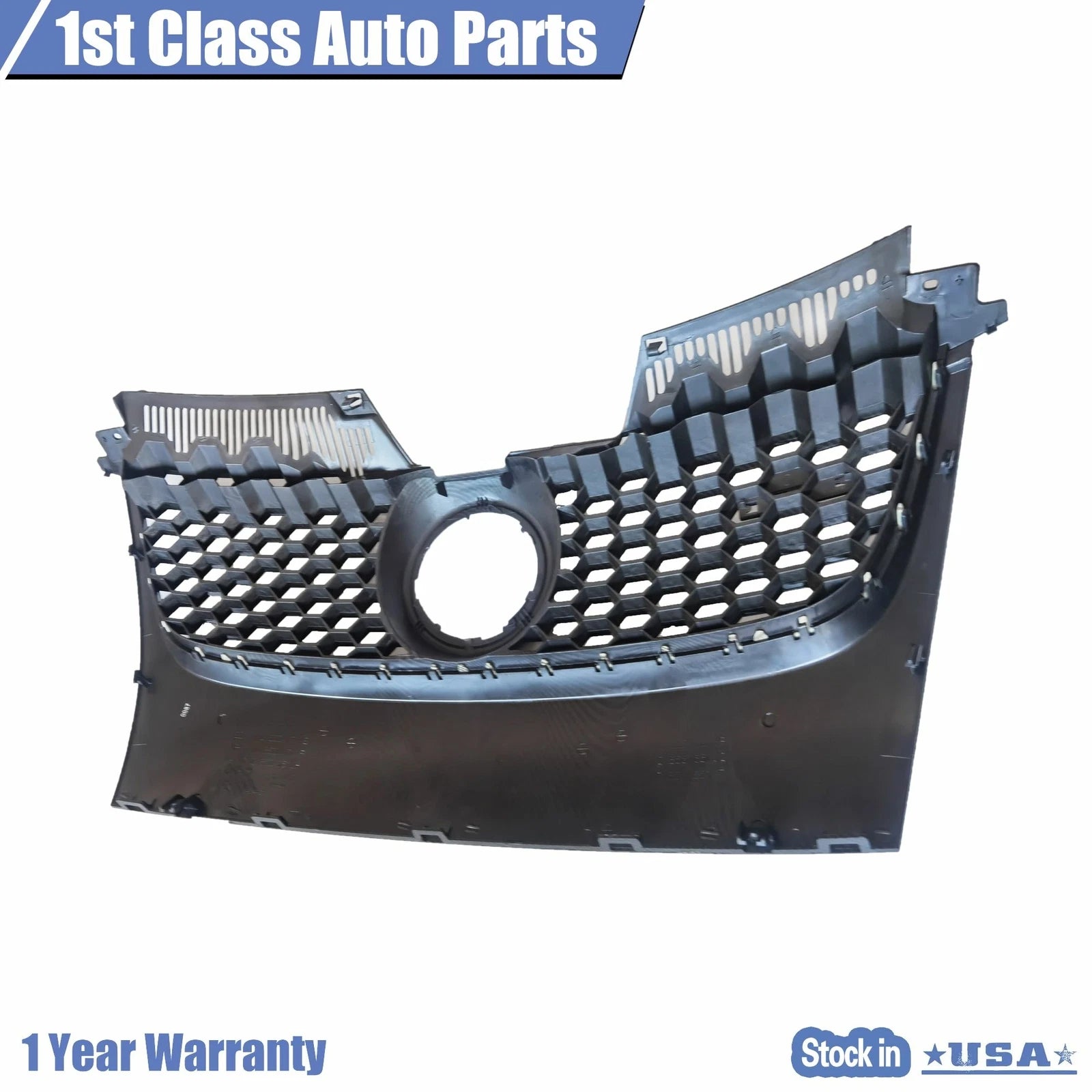 Carbon Fiber Print Hex Mesh Bumper Grille for VW MK5 Jetta GTI (2006–2009)