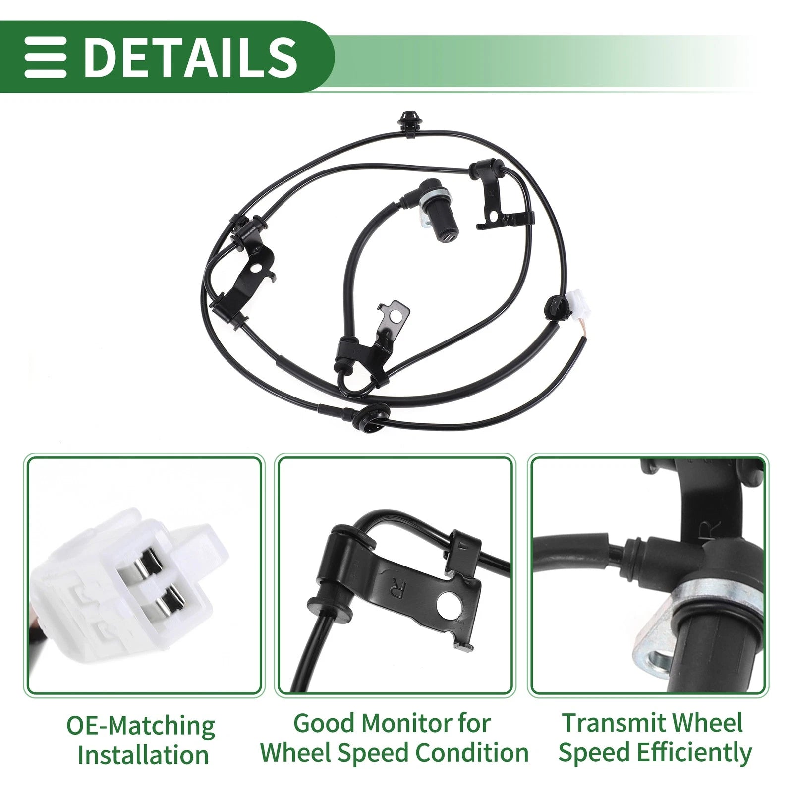 ABS Wheel Speed Sensor No. 4670A374 for Mitsubishi Galant (1994–2002)